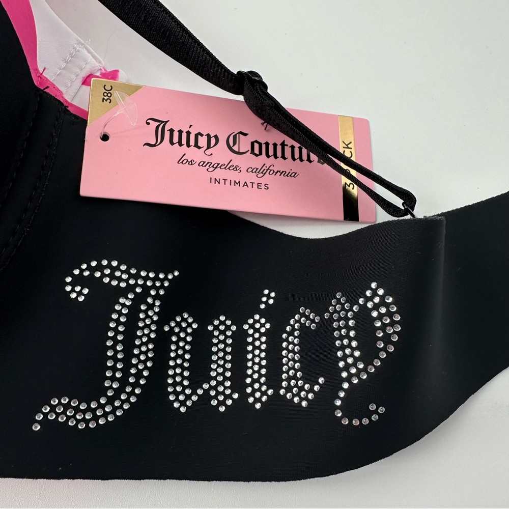 NWT Juicy Couture Sexy Push Up 3 Bra Set Valentine’s Day Coquette Feminine 38C - Picture 7 of 9